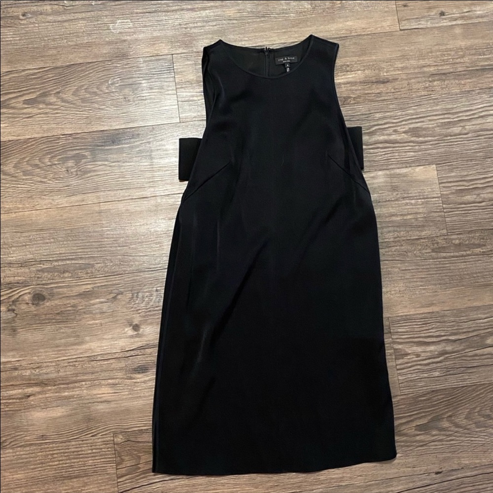 Rag and Bone cut out side silk dress
